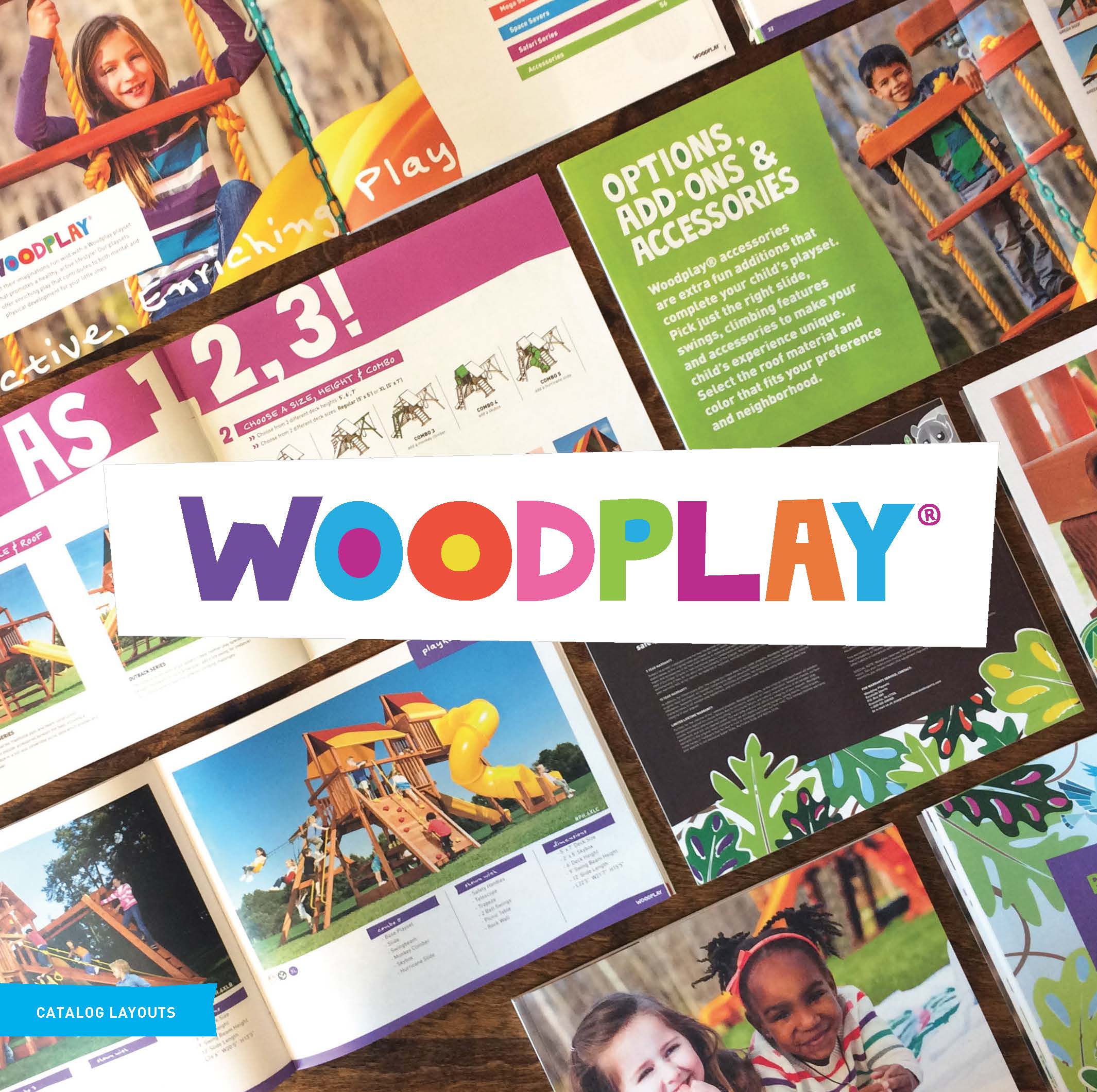 Woodplay Catalog and Logo