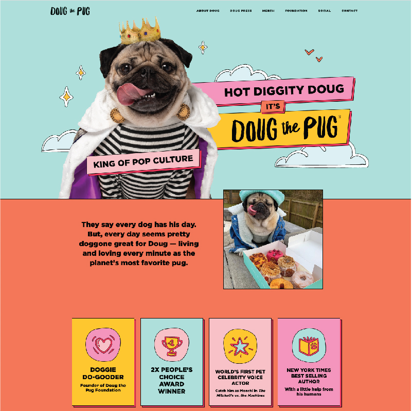 Doug the Pug Website Clip
